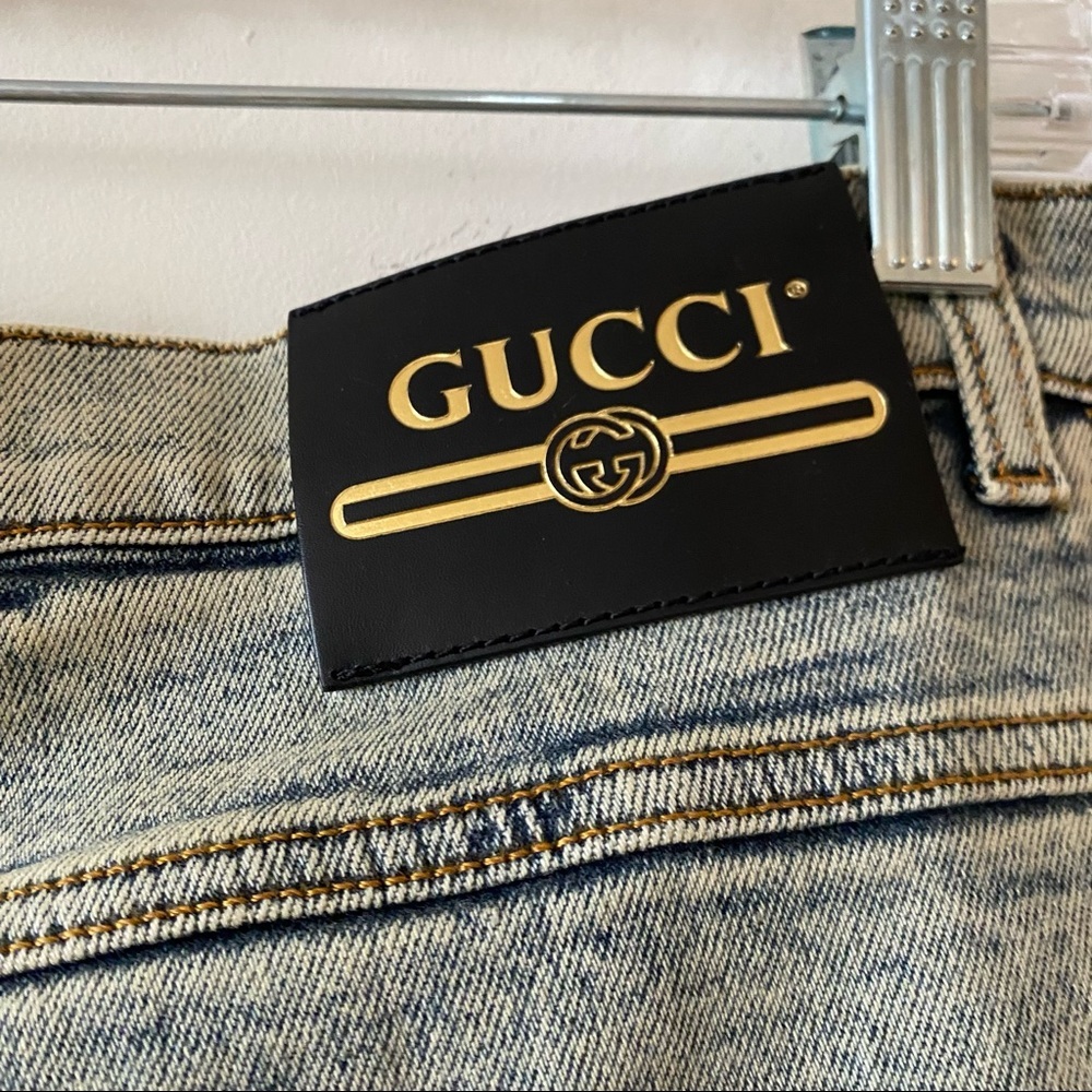NWT GUCCI harness jeans from runway - Picture 7 of 11